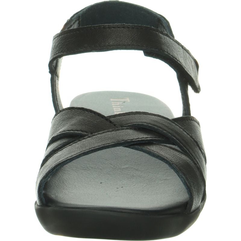 Think NATURE SAND Woman  - Material: Leather in Black