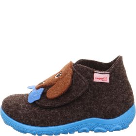 Superfit HAPPY OCTI Unisex | Boys Slipper - Material: Textile in Brown