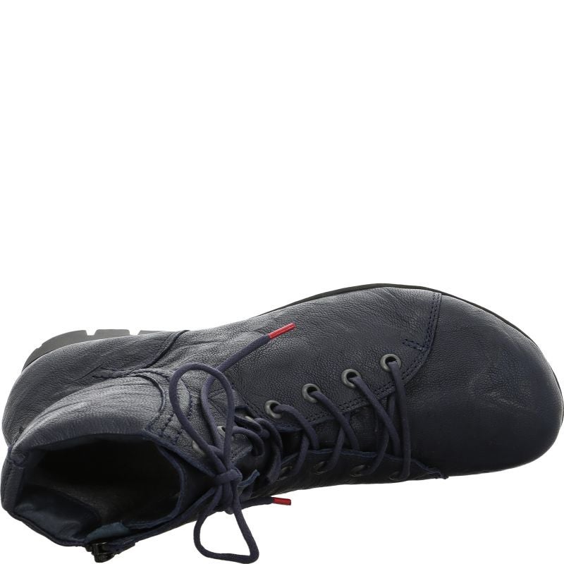 Think! MENSCHA Damen Stiefelette - Material: Leder in Blau