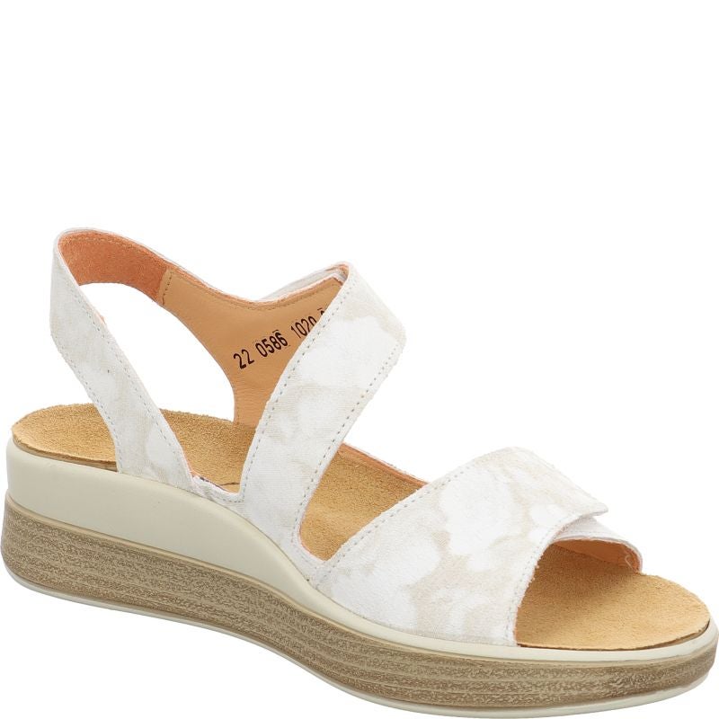 Think MEGGIE Strap sandal - Material: Leather in White