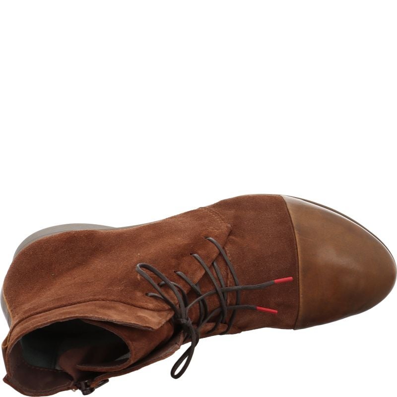 Think! GUAD2 Damen Stiefelette - Material: Leder in Braun