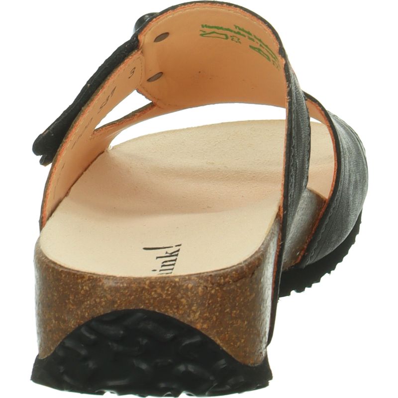 Think MIZZI DAMEN Mules - Material: Leather in Multicolored
