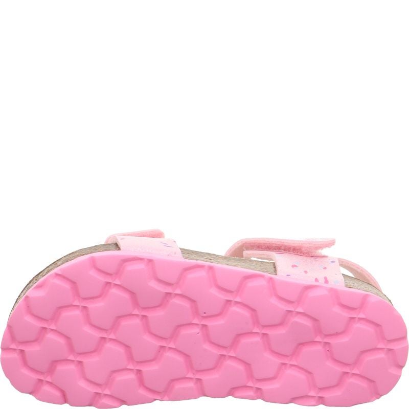 Superfit FUSSBETTPANTOFFEL Girls Sandal - Material: Sonstiges Material in Pink