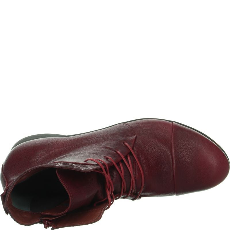 Think! GUAD2 Damen Stiefelette - Material: Leder in Rot