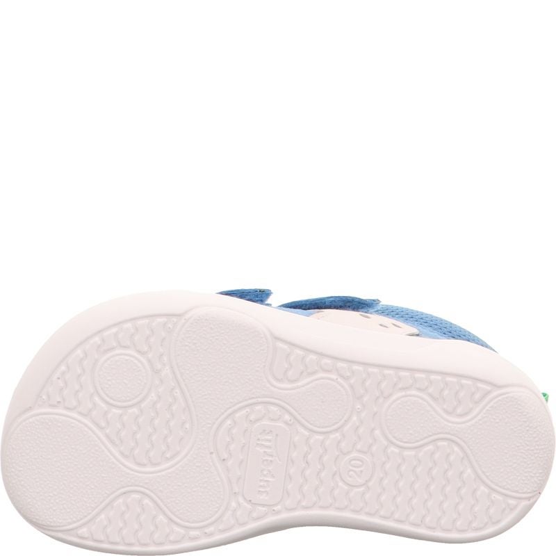 Superfit SUPERFREE Sneaker high - Material: Leder/Textil in Blau