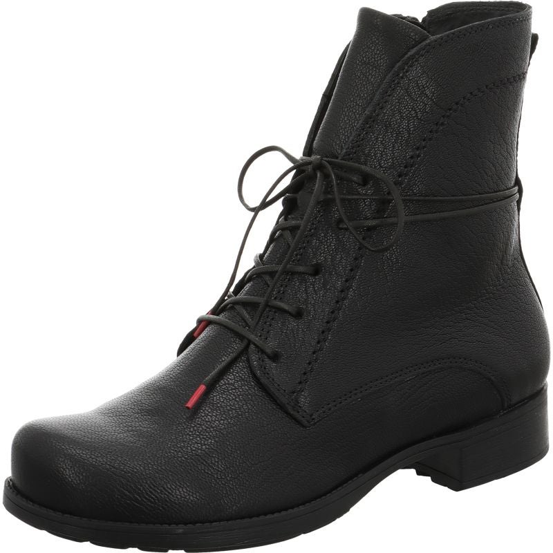 Think! DENK! Damen Stiefelette - Material: Leder in Schwarz