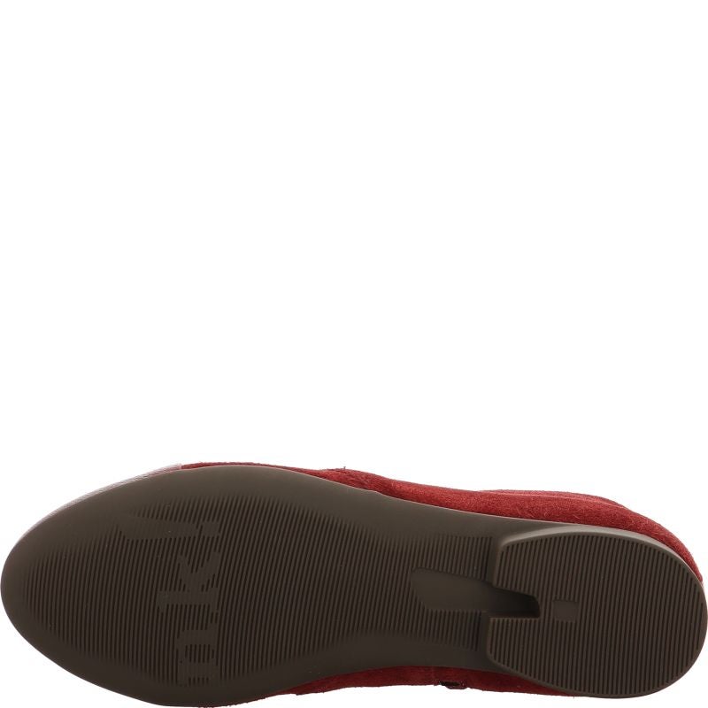 Think GUAD2 Ankle boot - Material: Leather in Red