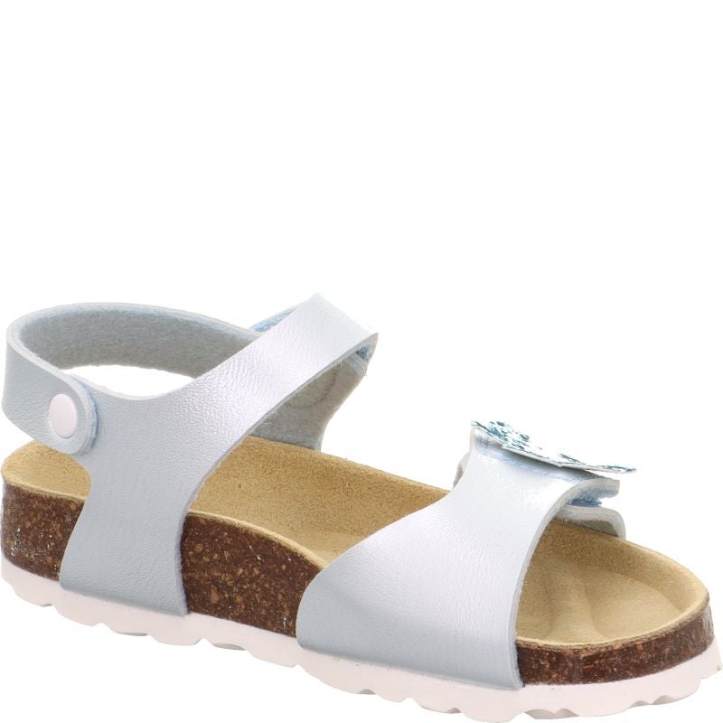 Superfit FUSSBETTPANTOFFEL Girls Sandal - Material: Sonstiges Material in Blue