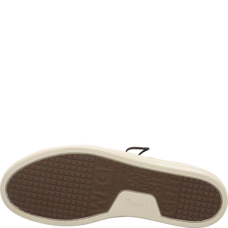 Think! KUMI Damen Sneaker low - Material: Leder in Grau