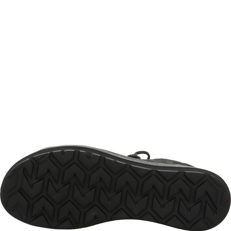 Think! COMODA Damen Schnürschuh - Material: Leder in Schwarz