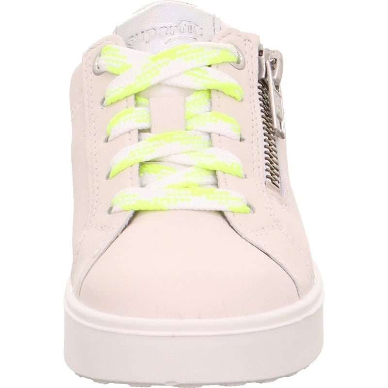 Superfit STELLA Mädchen Sneaker low - Material: Leder/Sonstiges Material/Textil in Weiß
