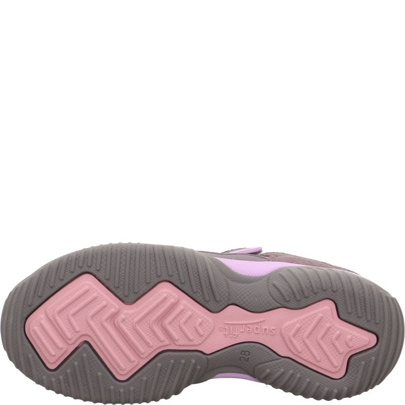 Superfit STORM Mädchen Sneaker low - Material: Leder/Sonstiges Material/Textil in Lila
