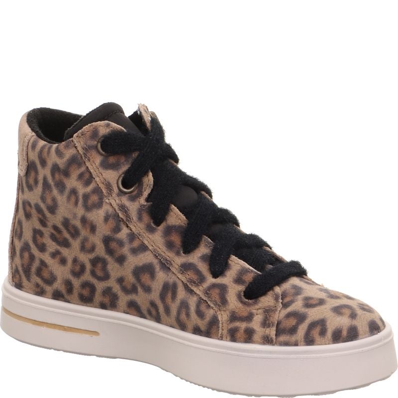 Superfit STELLA Sneaker high - Material: Leder/Textil in Braun