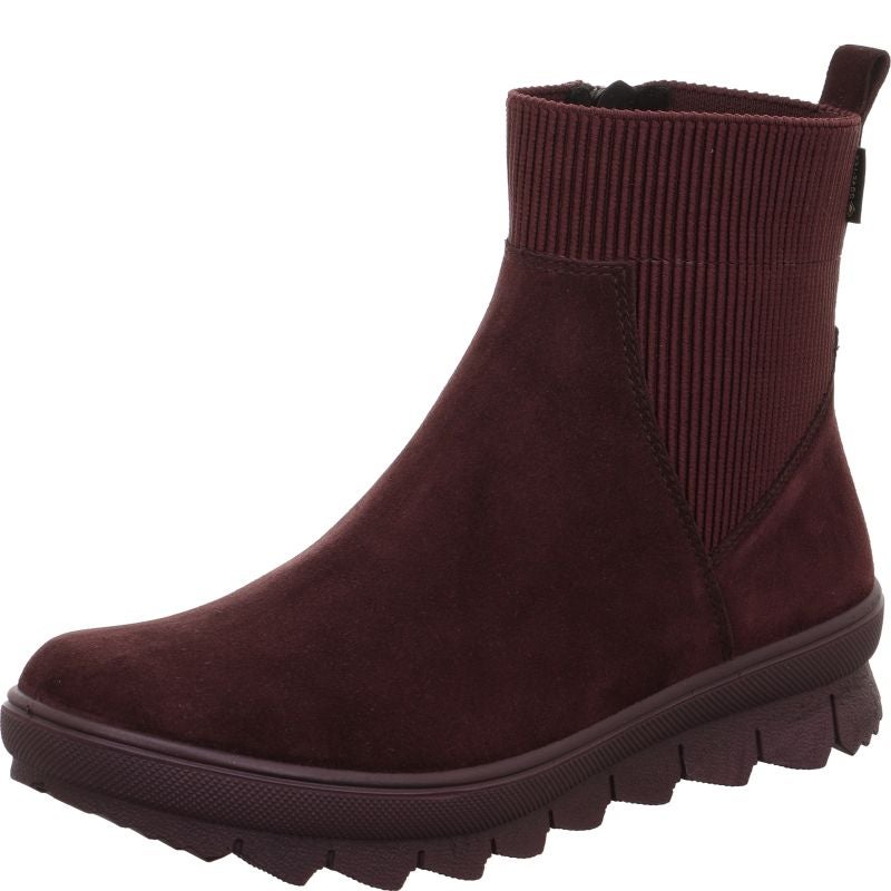 Legero NOVARA Damen Stiefelette - Material: Leder in Rot