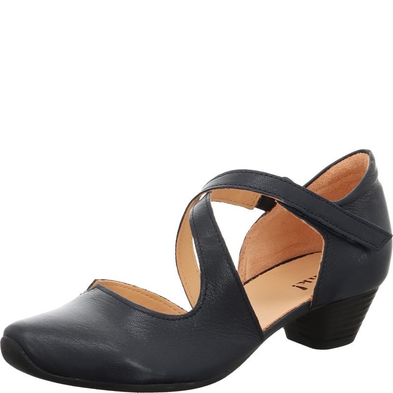 Think AIDA DAMEN Woman Pumps - Material: Leather in Blue
