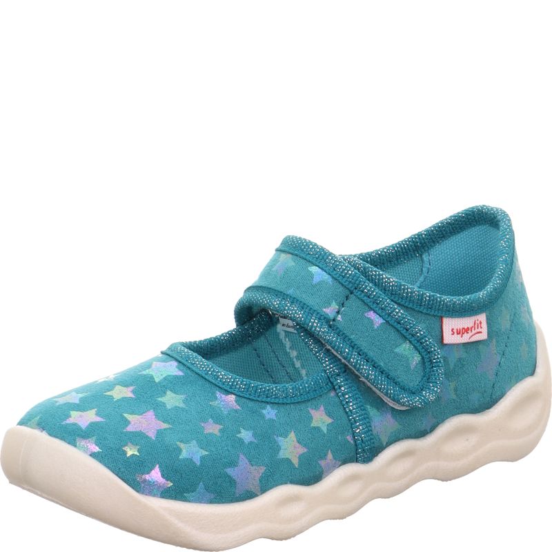 Superfit BUBBLE Girls Slipper - Material: Textile in Green