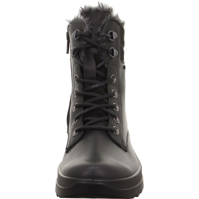 legero DREAMER Damen Schnürboots - Material: Leder in Schwarz
