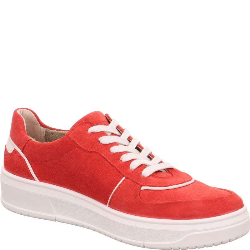 legero REJOISE Damen Sneaker low - Material: Leder in Rot