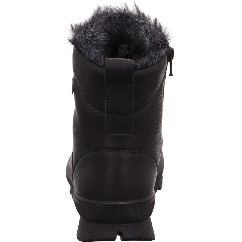 Legero NOVARA Damen Schnürboots - Material: Leder in Schwarz