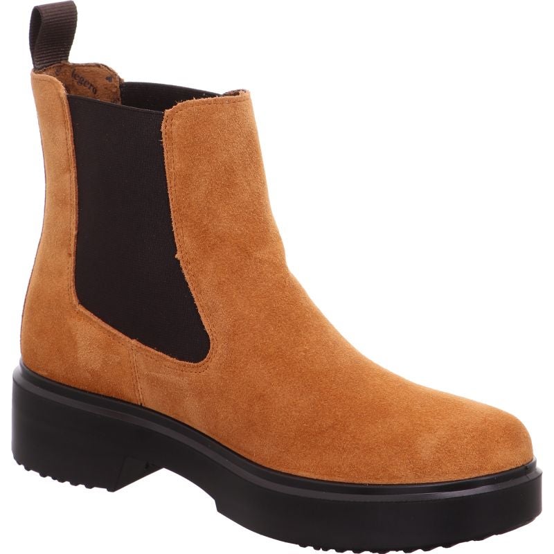 legero ANGEL Damen Chelsea Boots - Material: Leder in Orange