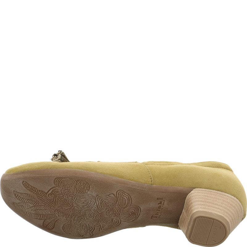 Think AIDA DAMEN Woman Pumps - Material: Leather in Olive