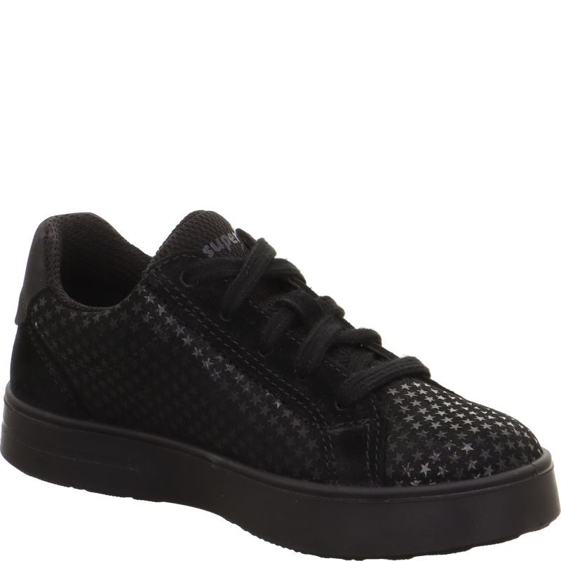 Superfit STELLA Mädchen Sneaker low - Material: Leder/Textil in Schwarz