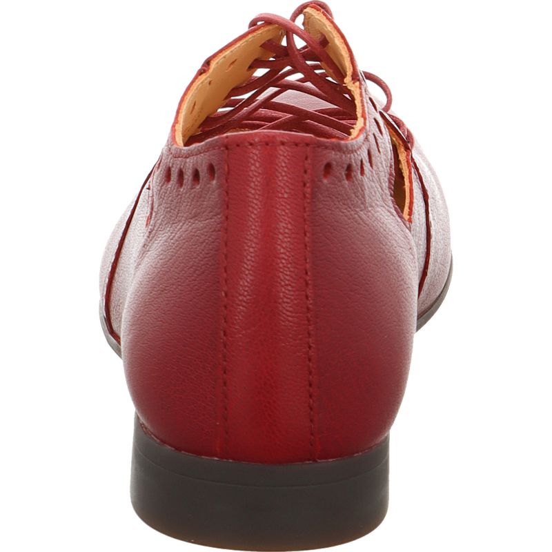 Think GUAD2 Lace up shoe - Material: Leather in Red