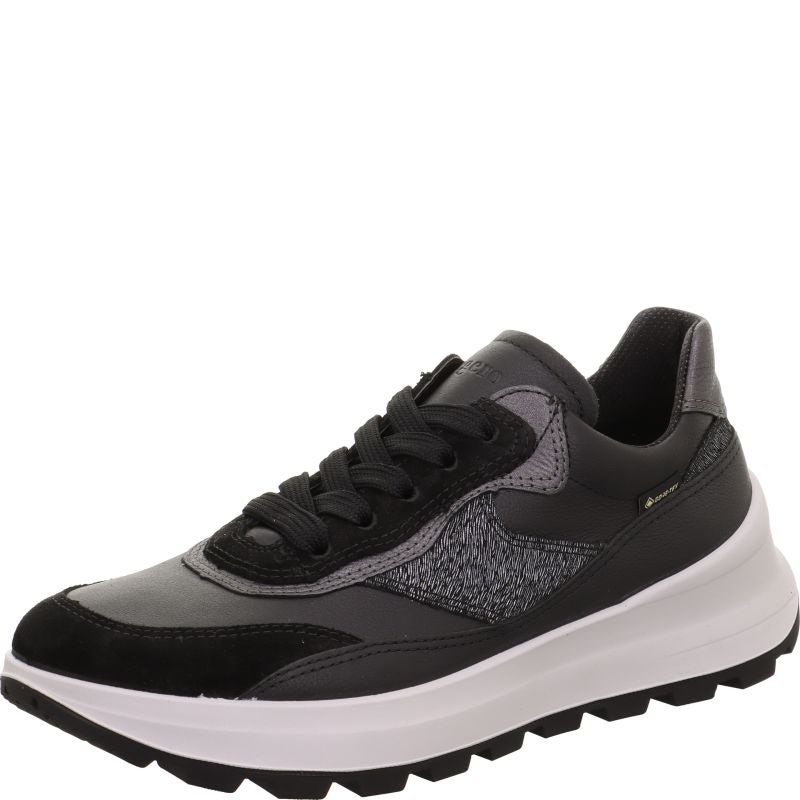 Legero T4 RUN Sneakers low - Material: Leather in Black