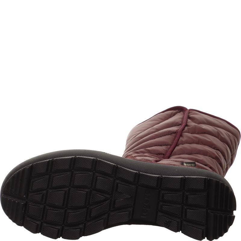 legero NOVARA Damen Stiefel - Material: Leder/Textil in Rot