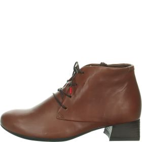 Think! DELICIA Damen Stiefelette - Material: Leder in Braun