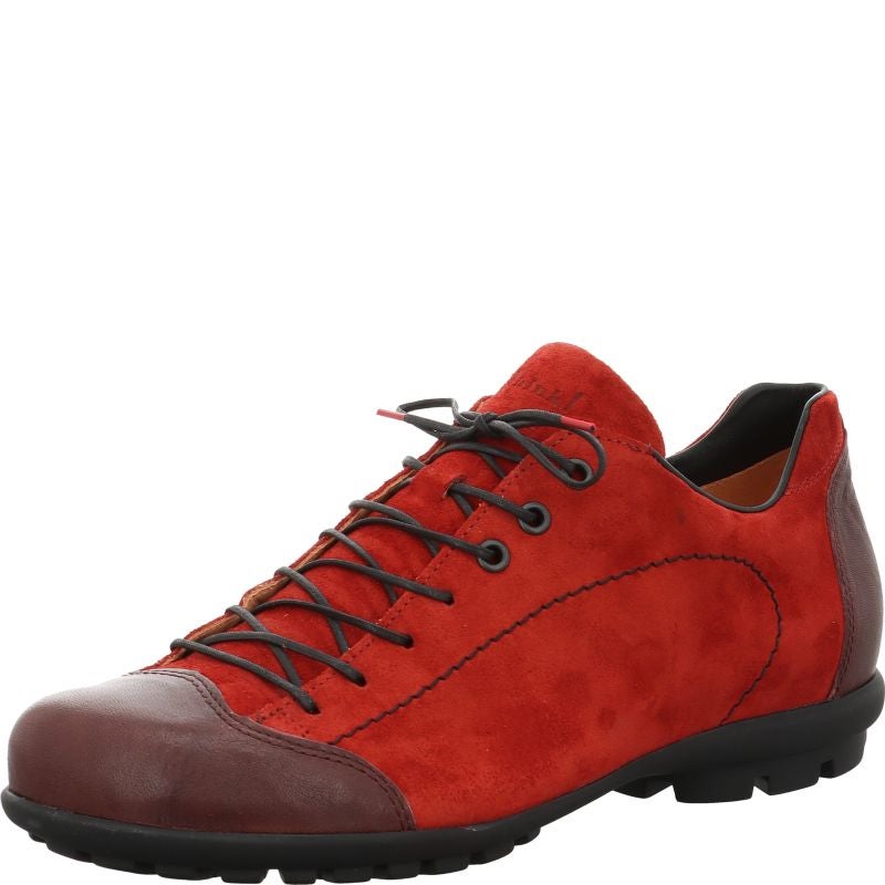 Think KONG HERREN Men Lace up shoe - Material: Leather in Red