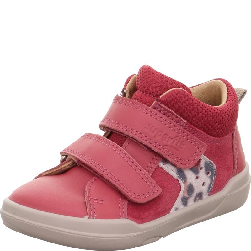 Superfit SUPERFREE Unisex | Mädchen Sneaker high - Material: Leder/Textil in Rot