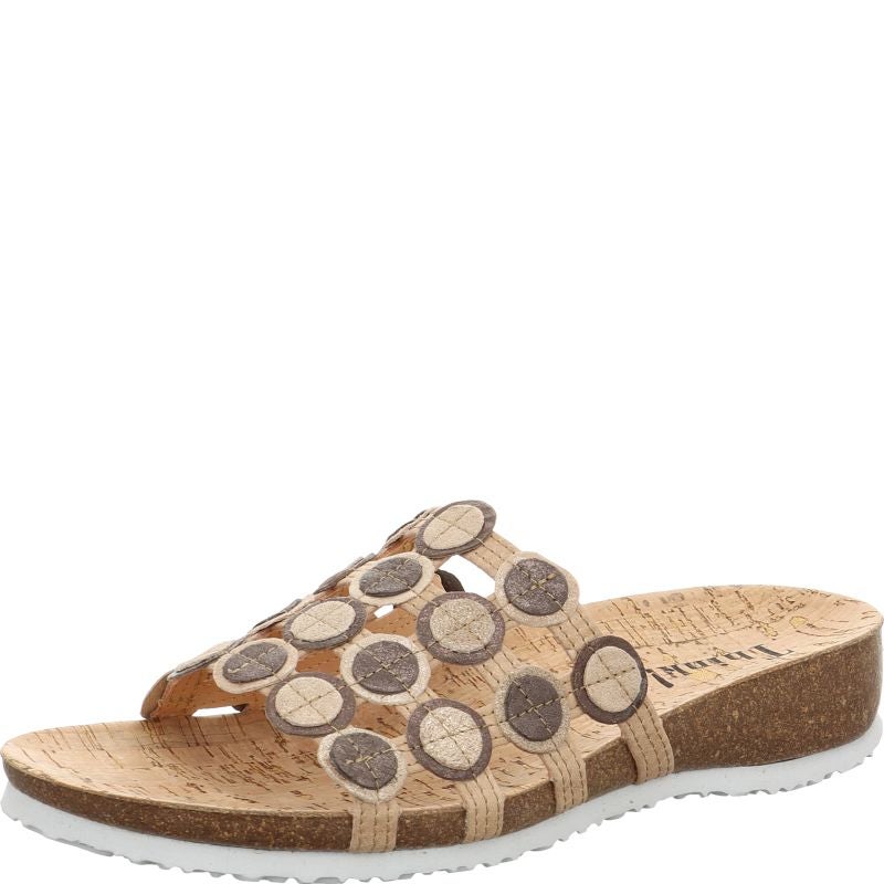 Think JULIA DAMEN Woman Mules - Material: Leather in Beige