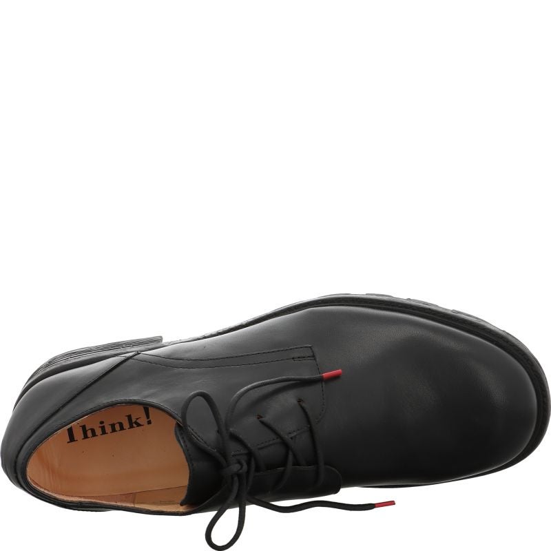 Think HAWARA Men Lace up shoe - Material: Leather in Black