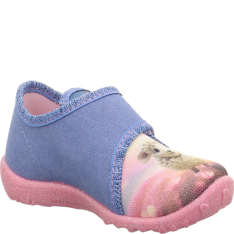 Superfit SPOTTY Girls Slipper - Material: Textile in Blue