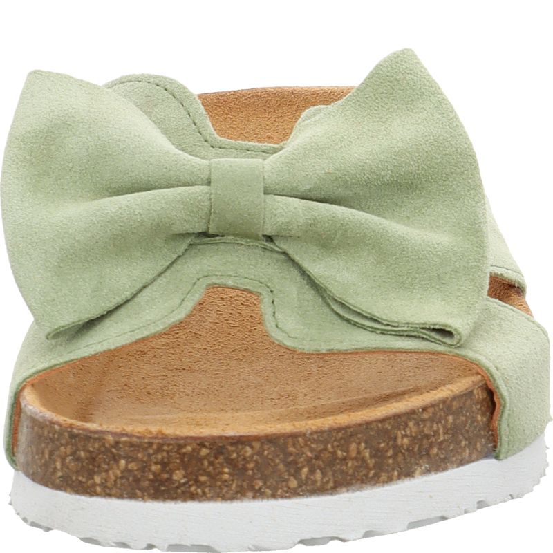 Think! CRISSI Damen Pantolette - Material: Leder in Grün