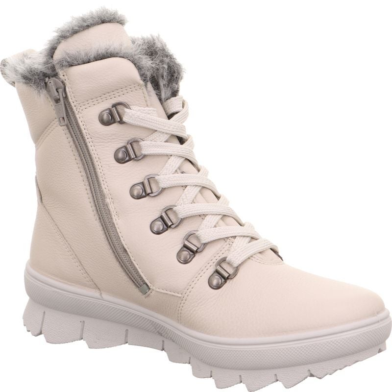 Legero NOVARA Damen Schnürboots - Material: Leder in Beige