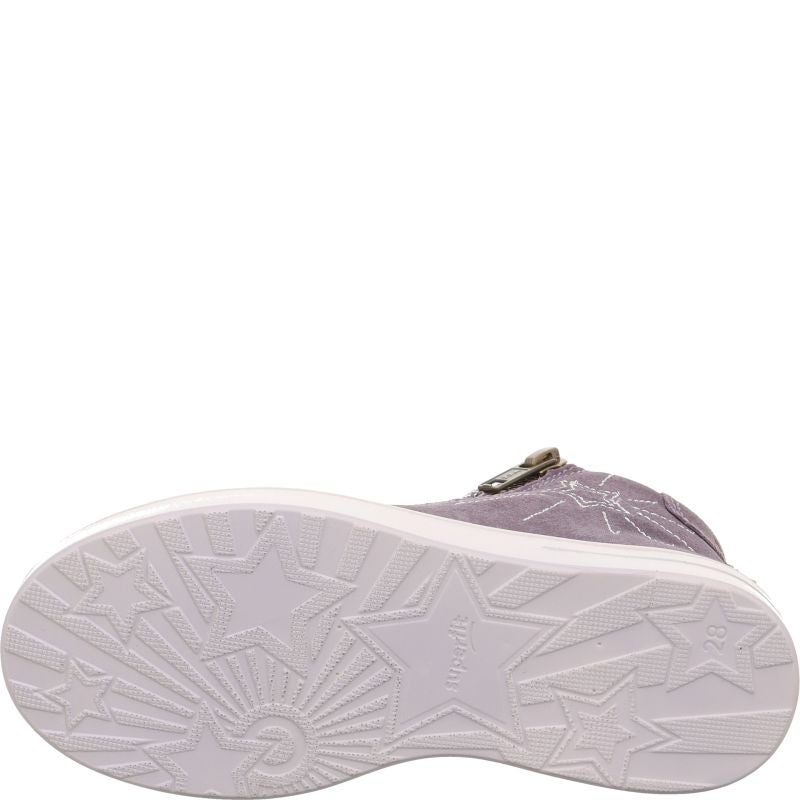 Superfit STELLA Girls Sneakers high - Material: Leather/Textil in Purple
