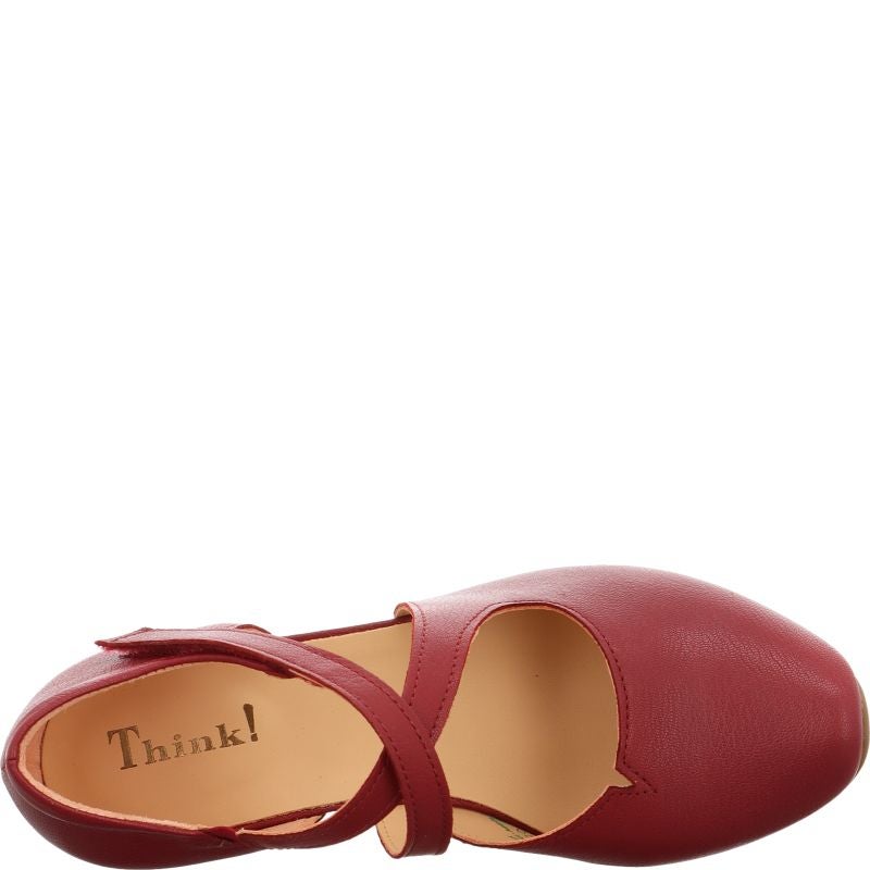 Think AIDA DAMEN Pumps - Material: Leather in Red