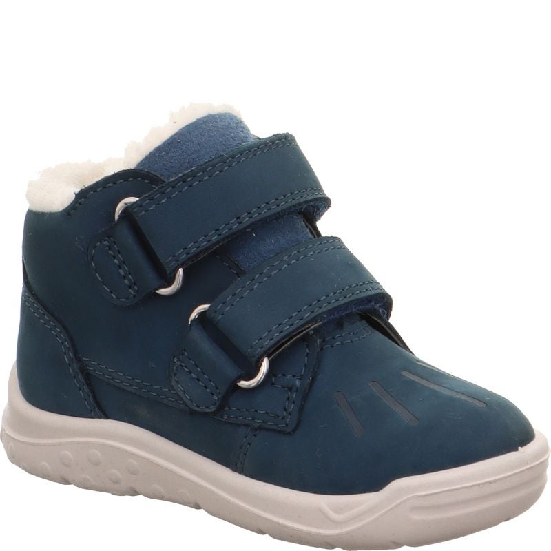 Superfit WHALEY Boys Sneakers high - Material: Leather/Textil in Blue