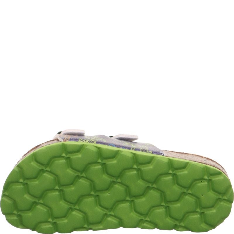 Superfit FUSSBETTPANTOFFEL Girls Slipper - Material: Sonstiges Material in Blue