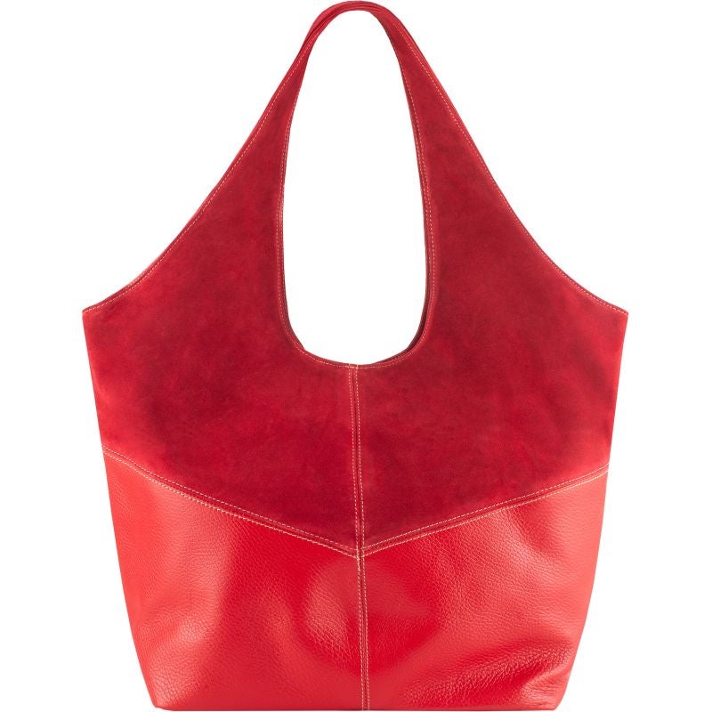 Think! THINK! BAG Damen Tasche - Material: Leder in Rot