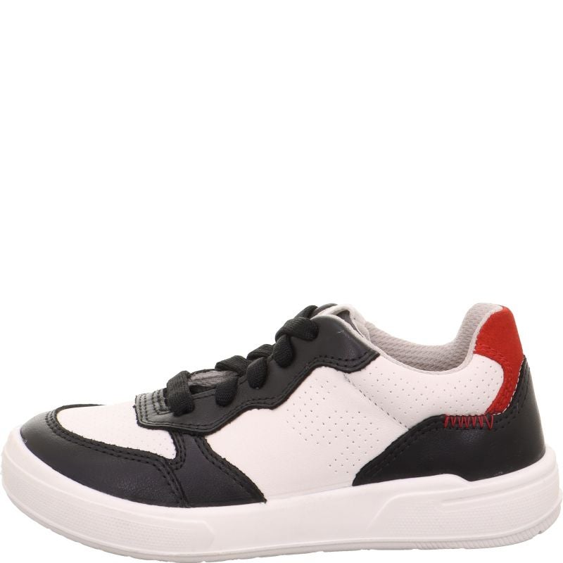Superfit MAVERICK Sneaker low - Material: Leder/Textil in Schwarz