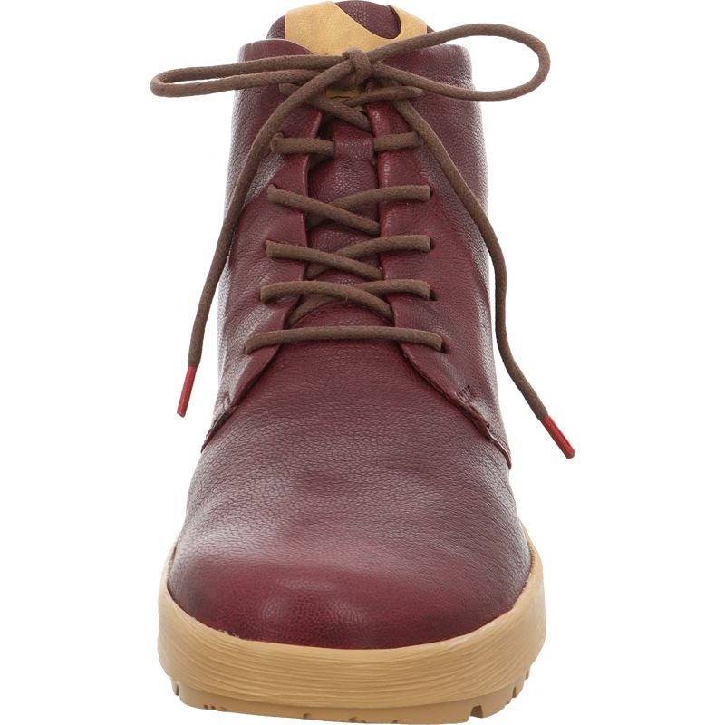 Think! COMODA Damen Ankle Boots - Material: Leder in Rot