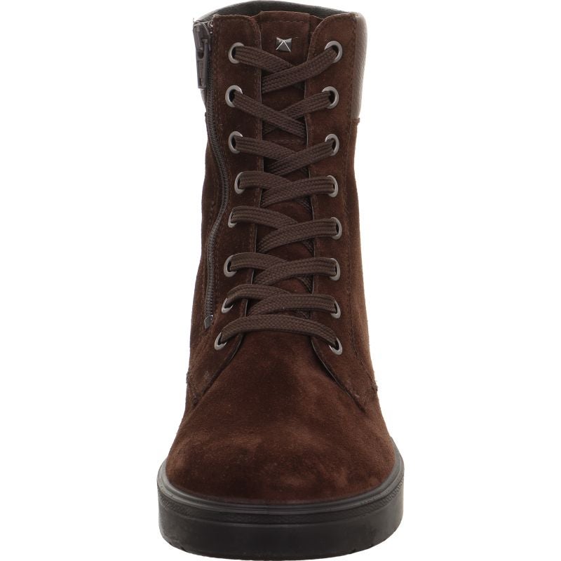 legero MYSTIC Damen Schnürboots - Material: Leder in Braun