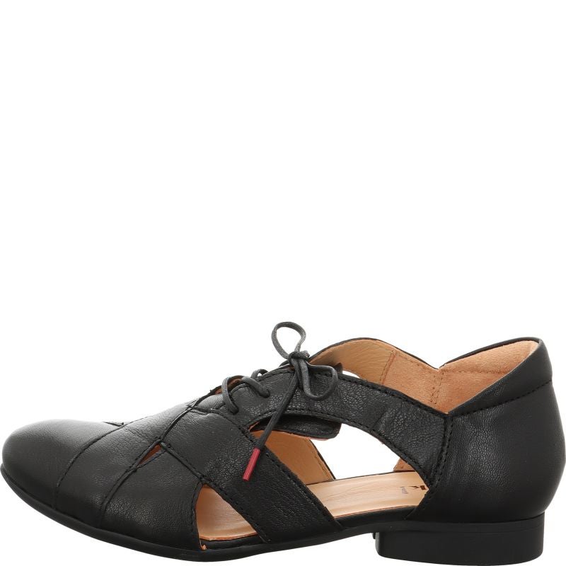 Think GUAD2 Woman  - Material: Leather in Black