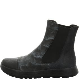 Think COMODA Woman Cheslea boot - Material: Leather in Black