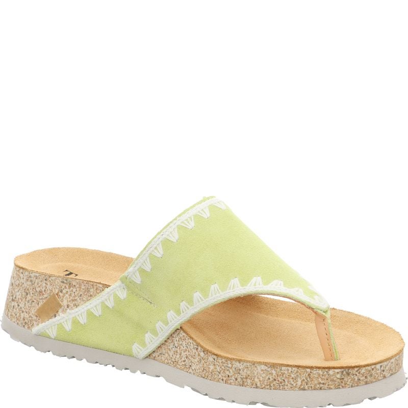 Think KOAK DAMEN Woman Mules - Material: Leather in Yellow
