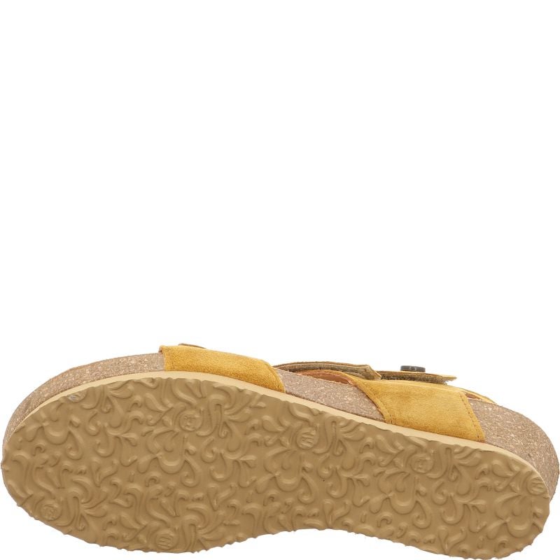 Think DUMIA Woman Strap sandal - Material: Leather in Brown