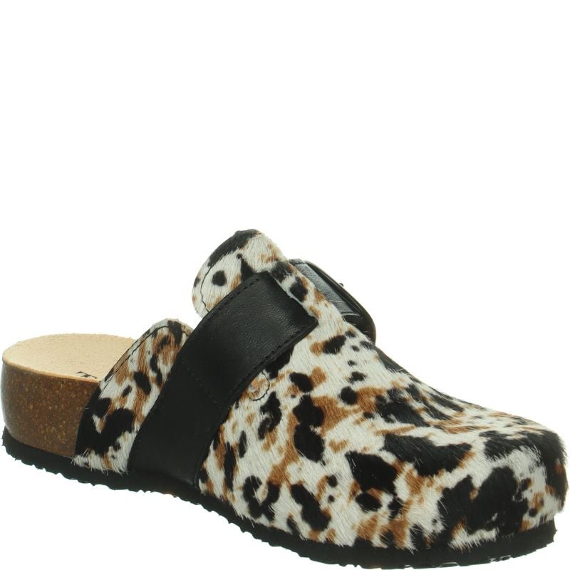 Think JULIA DAMEN Clog - Material: Leather in Multicolored